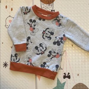 Mickey Mouse sweatshirt size 18 months